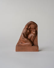 FRENCH ART DECO TERRACOTTA SCULPTURE OF A KNEELING WOMAN C. 1930 - Sophie Buhai