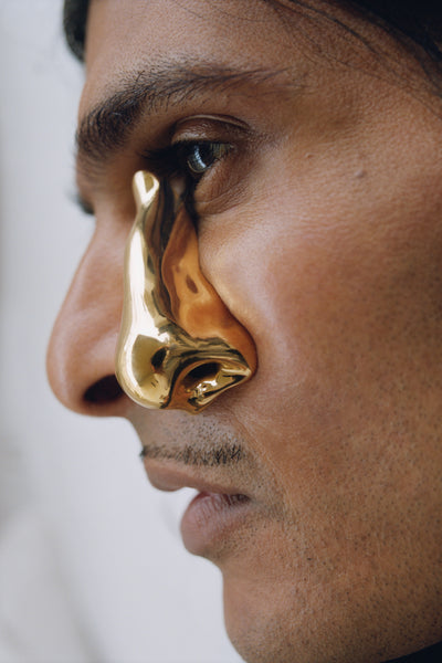 18k Gold Nose Brooch | Sophie Buhai